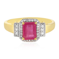 Madagascar Pink Sapphire Silver Ring
