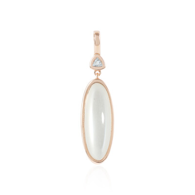 White Moonstone Silver Pendant (KM by Juwelo)
