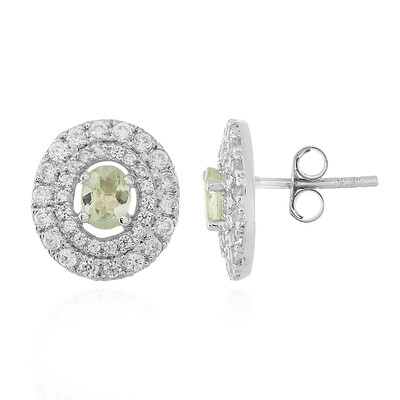 Alexandrite Silver Earrings