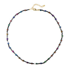 Mystic Hematite Silver Necklace