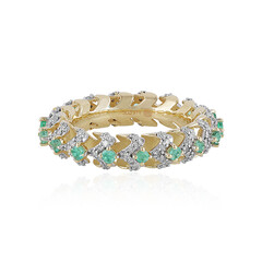 9K Colombian Emerald Gold Ring (Ornaments by de Melo)