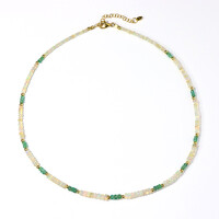 Welo Opal Silver Necklace