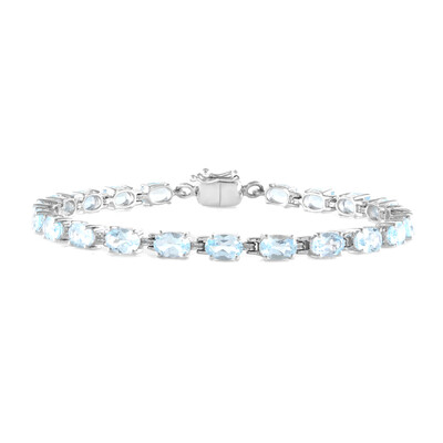 Sky Blue Topaz Silver Bracelet