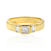 18K IF (D) Diamond Gold Ring