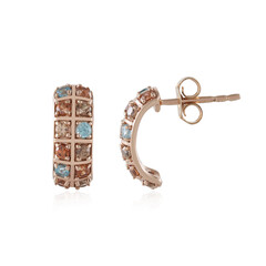 Orange Zircon Silver Earrings (KM by Juwelo)