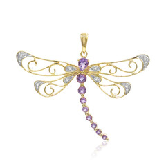 Amethyst Silver Pendant