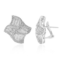 18K I1 (H) Diamond Gold Earrings