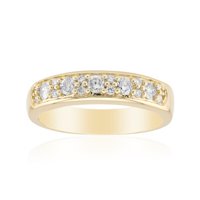 9K SI1 (G) Diamond Gold Ring (Annette)
