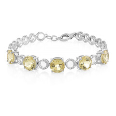Golden Labradorite Silver Bracelet