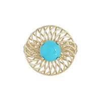 9K Sleeping Beauty Turquoise Gold Ring (Ornaments by de Melo)