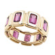 9K Magenta Garnet Gold Ring (de Melo)