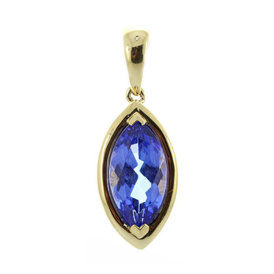 14K AAA Tanzanite Gold Pendant (CIRARI)