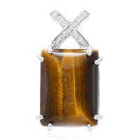 Tiger´s Eye Silver Pendant