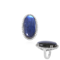 Labradorite Silver Ring
