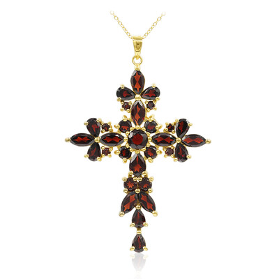 Garnet Silver Necklace