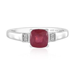 Bemainty Ruby Silver Ring