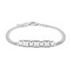 White Topaz Silver Bracelet