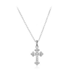 White Topaz Silver Necklace