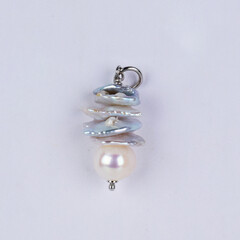 Freshwater pearl Silver Pendant