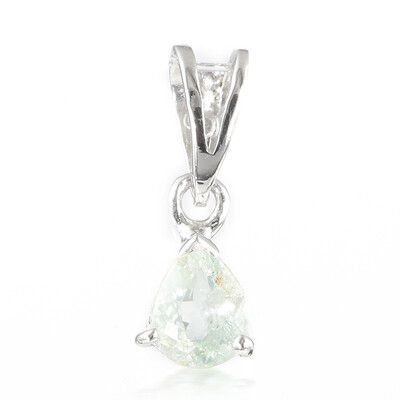 Paraiba Tourmaline Silver Pendant