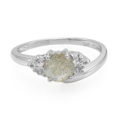 Romanian Spectrolite Silver Ring