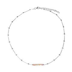Keshi pearl Silver Necklace (TPC)