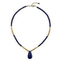Lapis Lazuli Silver Necklace