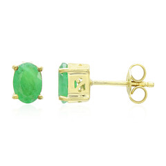 Bahia Emerald Silver Earrings