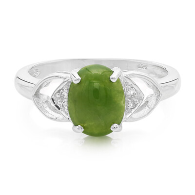 Imperial Chrysoprase Silver Ring