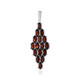 Mozambique Garnet Silver Pendant