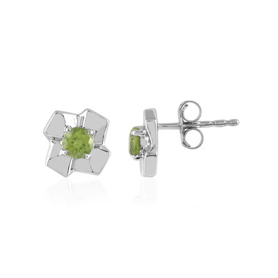 Peridot Silver Earrings (de Melo)
