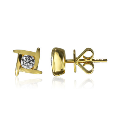 18K VS2 (F) Diamond Gold Earrings (adamantes [!])
