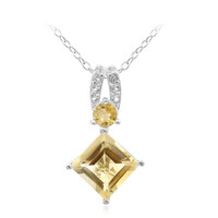 Citrine Silver Necklace