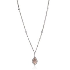 14K I1 Pink Diamond Gold Necklace (CIRARI)