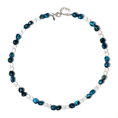 White Quartz Silver Necklace