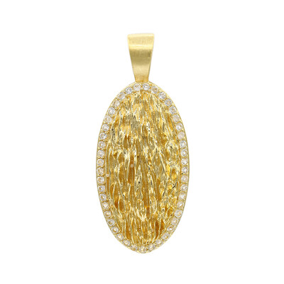 White Topaz Silver Pendant (MONOSONO COLLECTION)