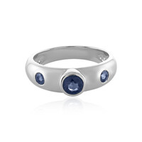 Blue Sapphire Silver Ring