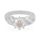 Padparadscha Sapphire Silver Ring
