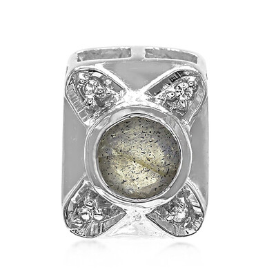 Romanian Spectrolite Silver Pendant