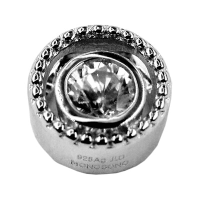 Zircon Silver Pendant (MONOSONO COLLECTION)