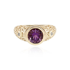 9K Uruguayan Amethyst Gold Ring (Ornaments by de Melo)