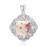 Cinnabar Silver Pendant