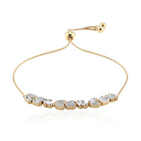 White Topaz Silver Bracelet