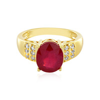 Madagascar Ruby Silver Ring
