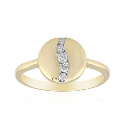 9K SI1 (G) Diamond Gold Ring (Annette)