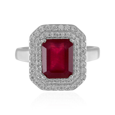 Madagascar Ruby Silver Ring