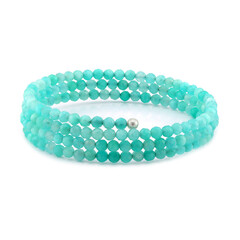 Amazonite Steel Bangle (Riya)