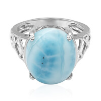 Larimar Silver Ring