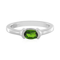 Russian Diopside Silver Ring