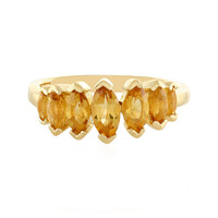 Citrine Silver Ring